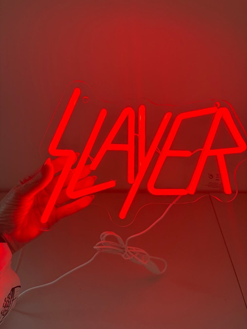 Slayer Heavy Metal LED neon light 9.8x6"